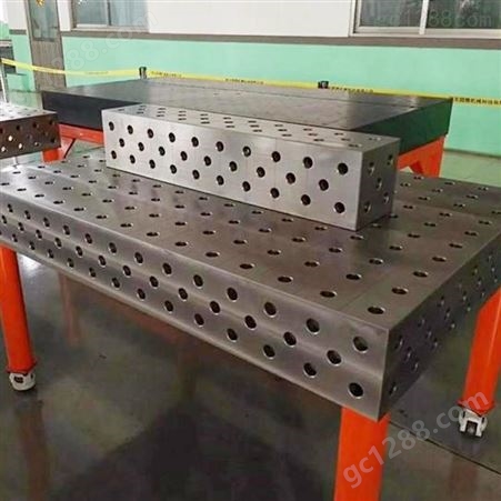 河北精工三维焊接平板工作台 高精度多孔平台 3D铸造操作平板