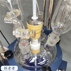 厂家经营TSZSF系列实验室用多功能双层玻璃反应釜 耐酸碱腐蚀氧化 规格