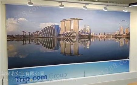河南耀诺实业大型电动背景会议室背景定制生产厂家
