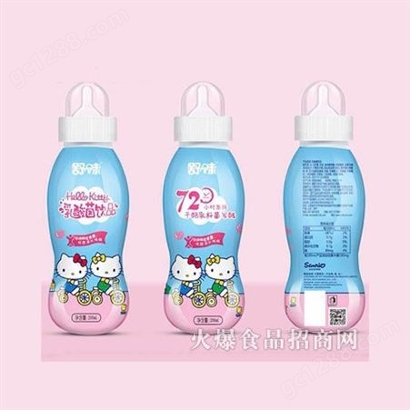 乳酸菌饮品200ml网红奶瓶装乳味饮料商超渠道