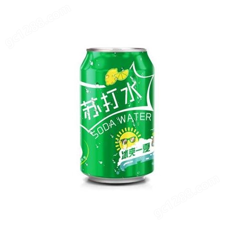 苏打水易拉罐装310毫升夏季饮品果味饮料商超渠道