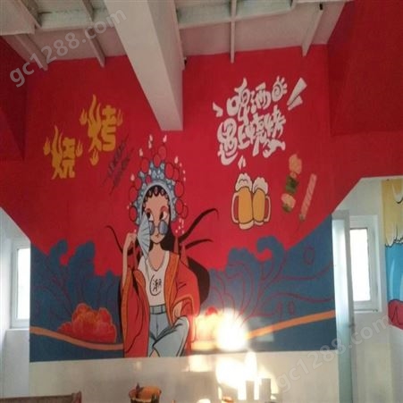 校园彩绘墙设计 文化墙体彩 绘设计制作 幼儿园墙彩绘