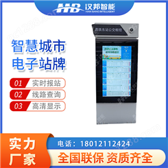 49/55寸LCD电子站牌高清高亮语音报站系统公交候车亭厂家