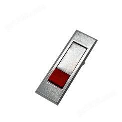欧宝MS720-2H红无锁芯平面锁 弹跳锁 电柜门锁