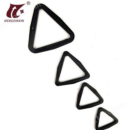 三角扣Pom黑色三角型调节扣塑料扣三角形塑胶插扣