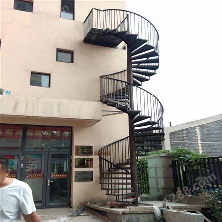 北京专业制作旋转楼梯钢结构外挑楼梯消防楼梯