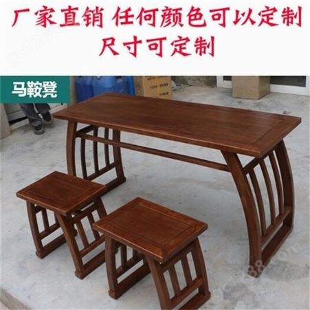 晋城老榆木书法桌  尺寸规格源和志城