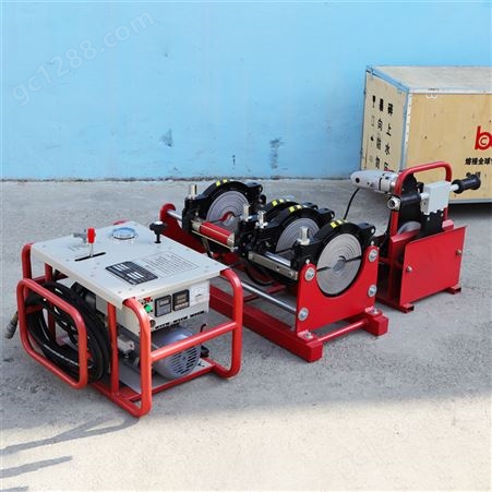 四环半自动热熔焊机 八达液压PE管焊机 200塑管热熔机低压启动