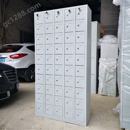 深圳手机柜厂家供应50门员工车间手机带锁存放柜现货