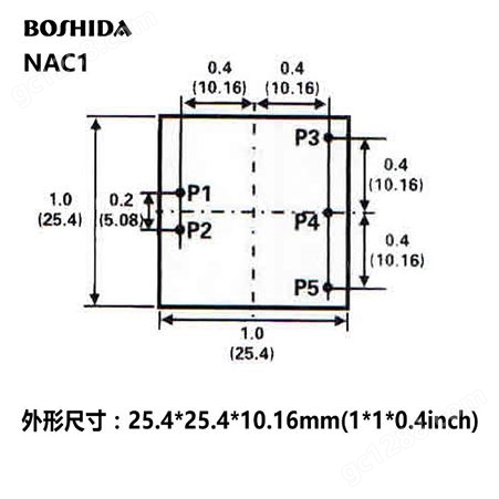 BOSHIDA 电源模块 DCDC NAC1系列 24V转5V开关隔离稳压 单双路输出
