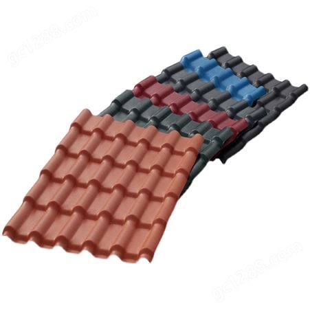 2.0mm防腐合成树脂瓦 中强建材 屋顶建筑用 颜色可选 琉璃瓦