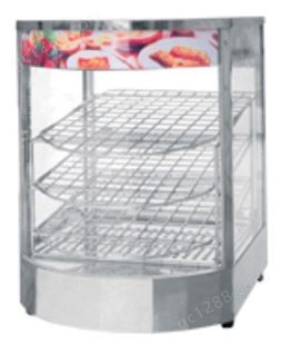 弧形玻璃保温陈列柜-优质商品-厨房设备定制工厂