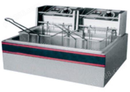 商用台式单缸双筛电炸炉-优质商品-厨房设备定制工厂