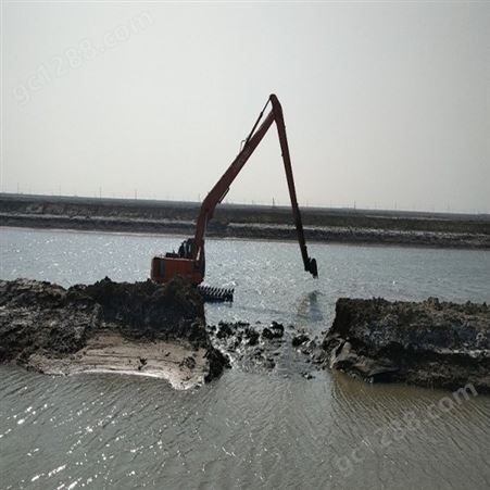 水陆两栖挖泥船 水陆挖掘机链条 厂家供应水陆挖掘机