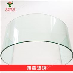 V形钢化玻璃弧形玻璃 异形玻璃冰箱玻璃展示柜玻璃钢异形加工厂家