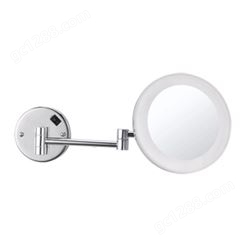 贝室化妆镜 挂墙LED圆灯镜 定制LED灯镜解决方案 厂家直供