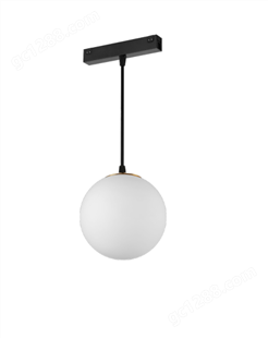 鸿雁云锦系列磁吸球形吊灯8W 磁吸球泡灯 磁吸灯