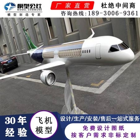 霖立 航空模型 客机模型 1米飞机模型批量定制 欢迎致电