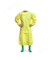 微护佳 分体式防化服 黄色 YE30-W-99-214-00 带袖防酸围裙