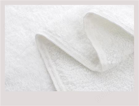 纯棉酒店毛巾 白色宾馆美容院专用加大加厚吸水全棉面巾浴巾定制