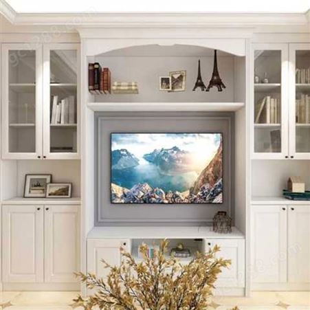 2022年流行的电视柜 实木生态板 家具定制找蓝雅家居