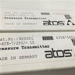 ATOS压力传感器E-ATR-7/250/-10价格好当天发货