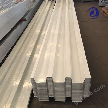 彩色金属板银灰色 柔性屋面压型彩钢板 YX38-152-914