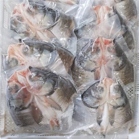 白鲢鱼头白鲢鱼头预制菜活鱼现杀湖北新鲜冷冻腌制鱼头多规格自选