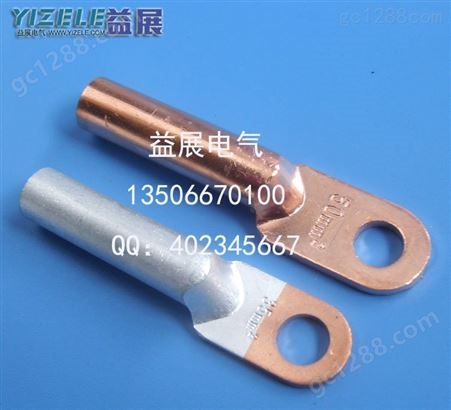 益展 DT-35mm2电缆铜鼻子，铜棒线鼻子规格