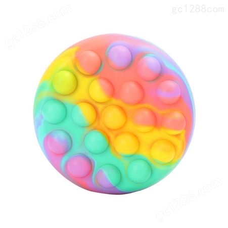 科安多边形泡泡球 爆款按减压球发泄儿童玩具解压捏捏乐